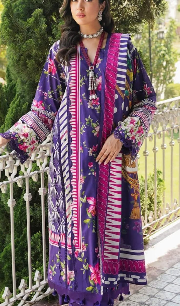 Charizma Lawn Unstitch Dress