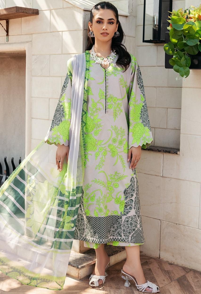 Charizma Lawn Unstitch Dress