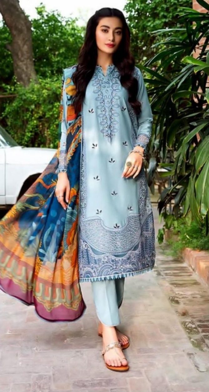 Pakistani Lawn Unstitch Dress