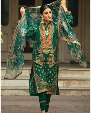 Pakistani Lawn Unstitch Dress