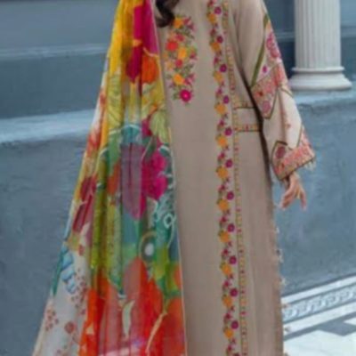 Pakistani Lawn Unstitch Dress