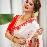 Thread Work Embroidered Saree