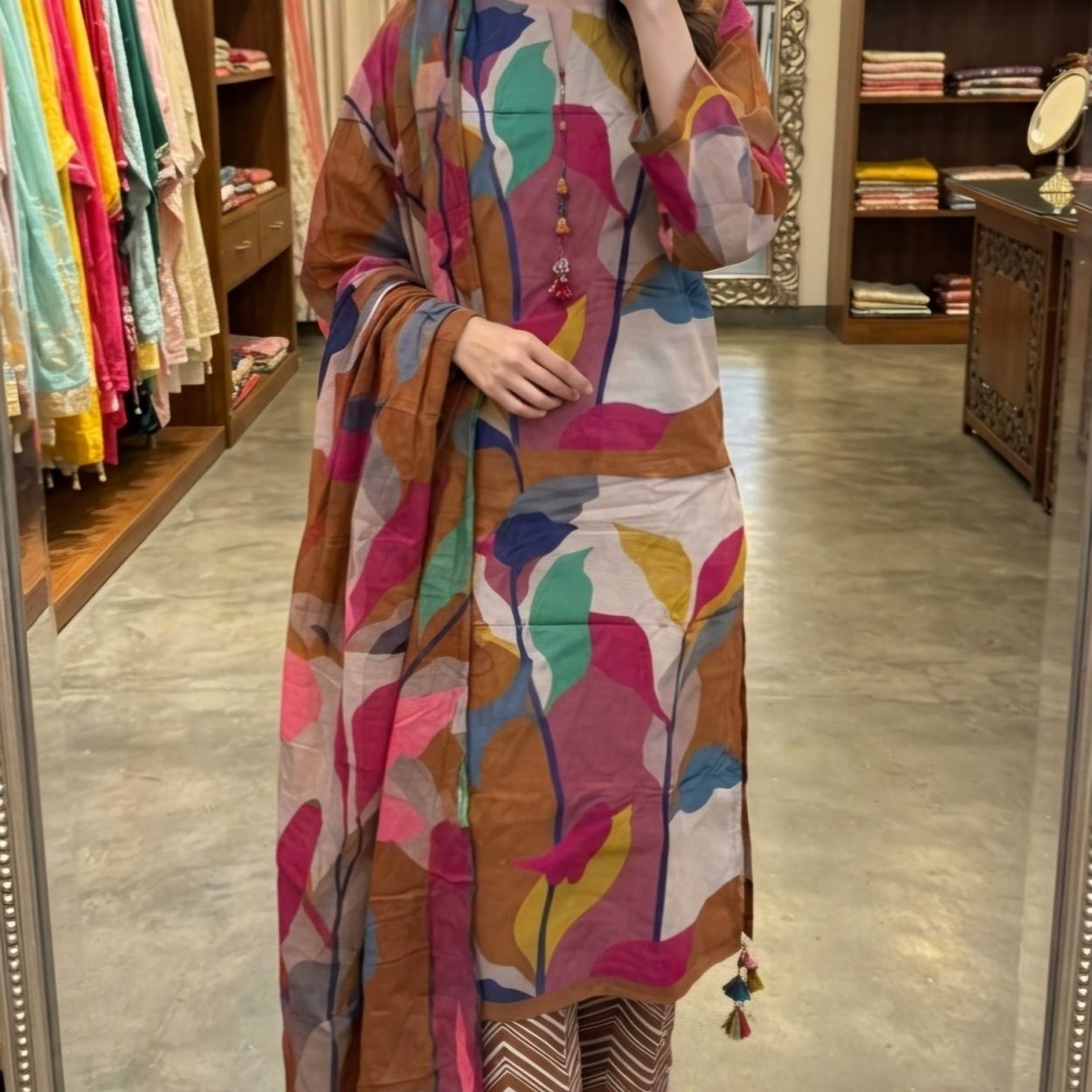 coco geometric print